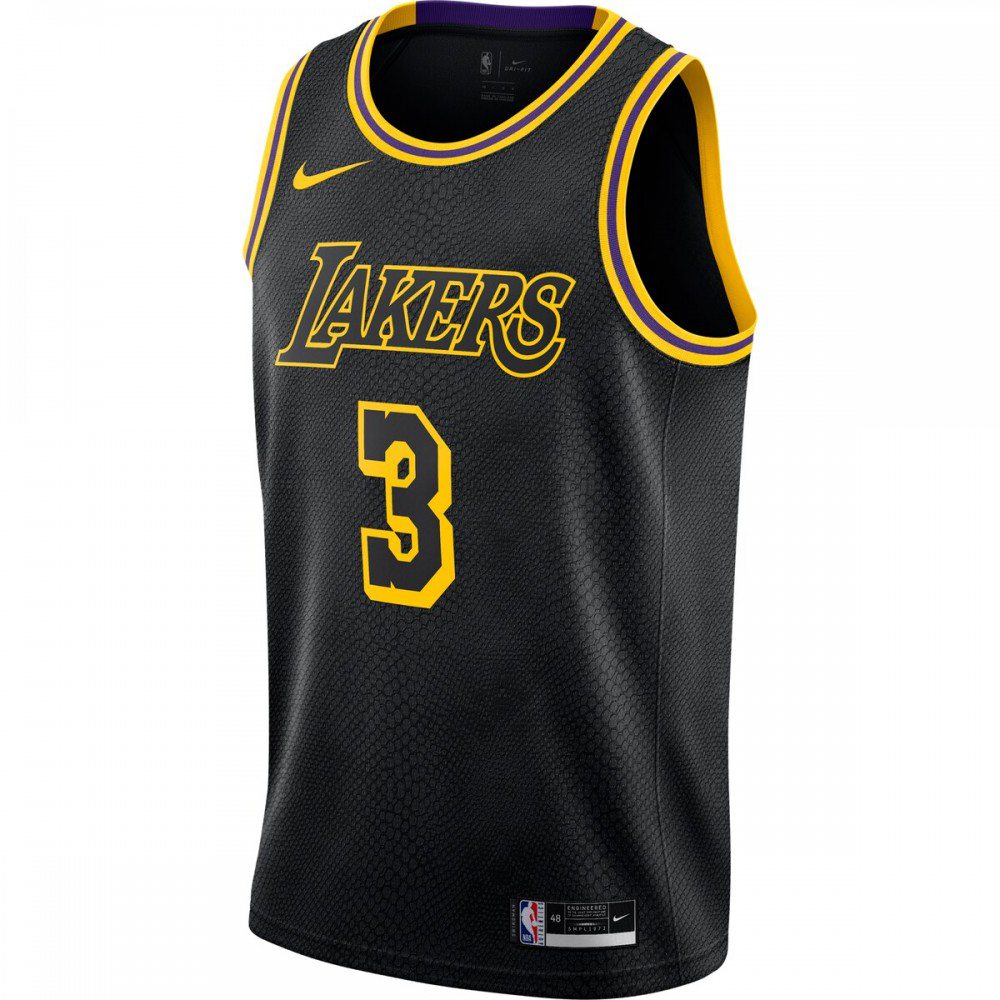 Anthony Davis Los Angeles Lakers City Edition Swingman Jersey - Black-Pro Kit Vault | Brand New 26/27 Sports Jerseys